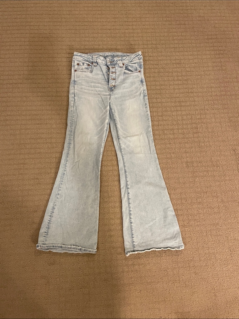American Eagle Outfitters Light Blue Flare Jeans